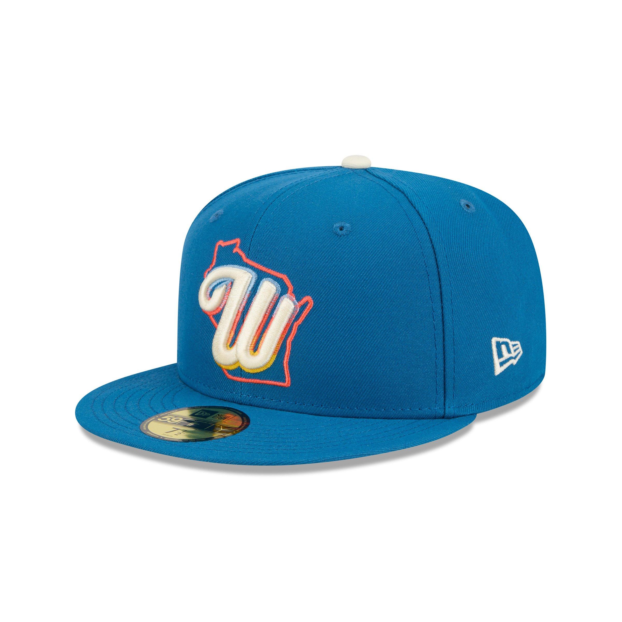 New Era Milwaukee Brewers 59FIFTY City Connect Fitted Hat - Blue - BLUE